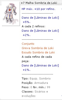 +7 Malha Sombria de Loki