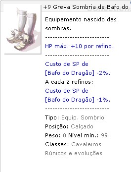 +9 Greva Sombria de Bafo do Dragão