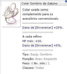 Colar Sombrio de Gatuno