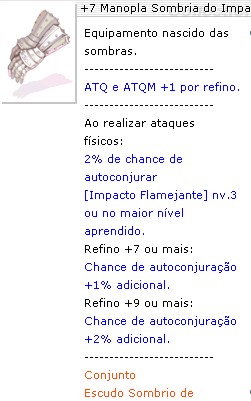 +7 Manopla Sombria do Impacto