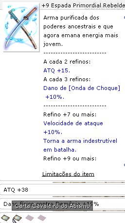 +9 Espada Primordial Rebelde Bi
