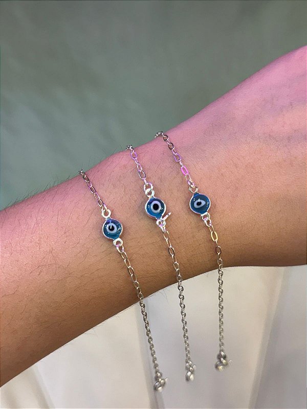 Pulseira Olho Grego Azul