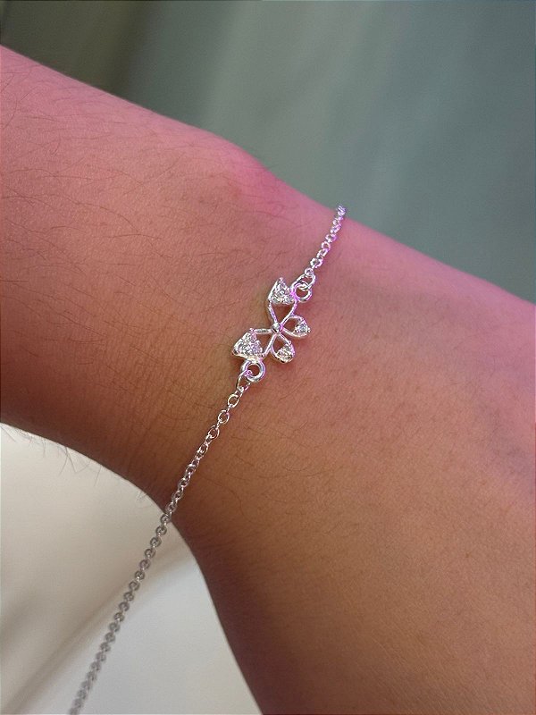 Pulseira Borboleta Cravejada