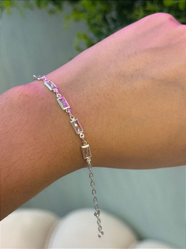 Pulseira Retangulo Branco