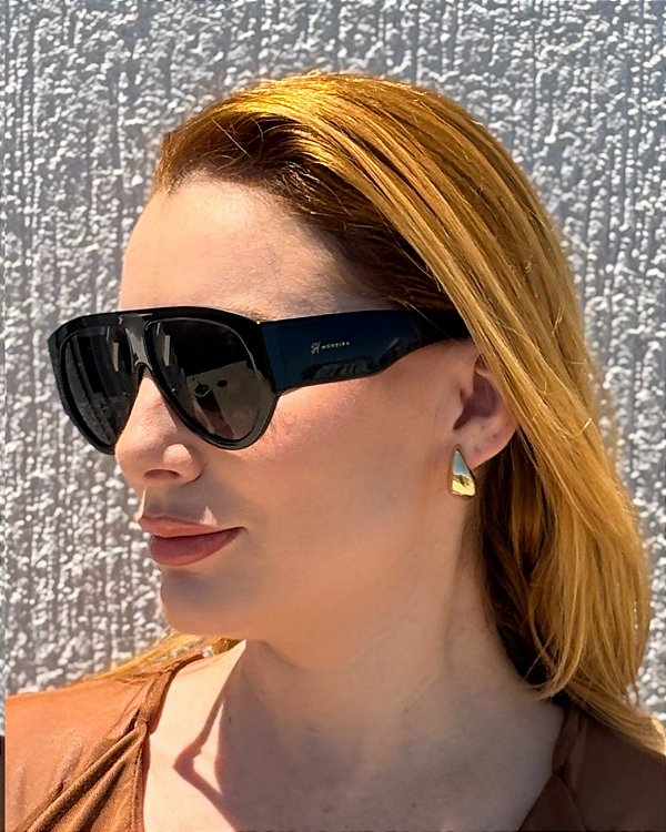 ÓCULOS DE SOL OVERSIZE PRETO