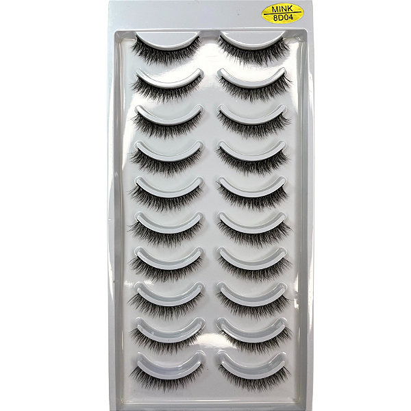 Cílios Postiços 04 - 10 Pares