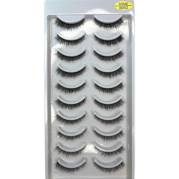 Cílios Postiços 02 - 10 Pares