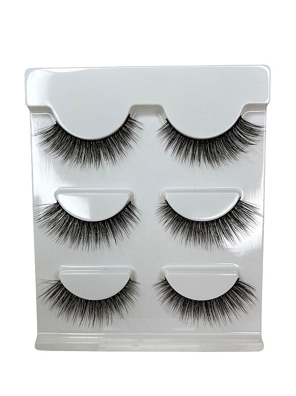Cílios Postiços Ruby Anjo 473 - 3 Pares