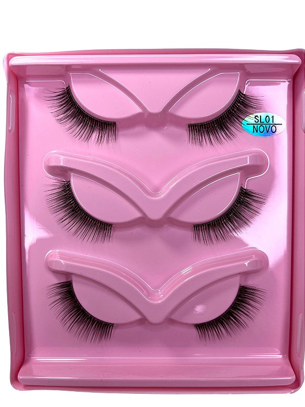 Cílios Postiços Amor Anjo SL01 - 3 Pares