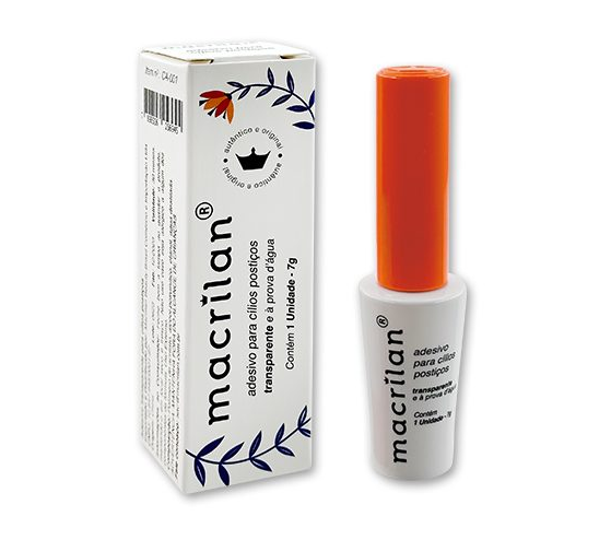 Cola para Cílios Postiços Transparente - Macrilan