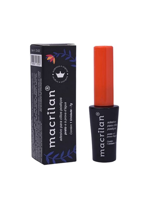 Cola para Cílios Postiços Preta - Macrilan