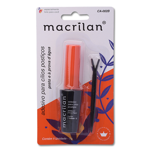 Cola para Cílios Postiços Preta - Macrilan