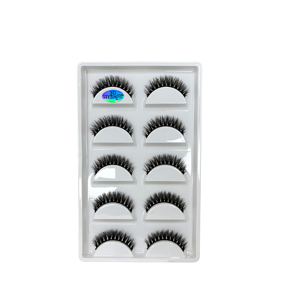 Cílios Postiços Profissionais H13 Mini - 5 Pares