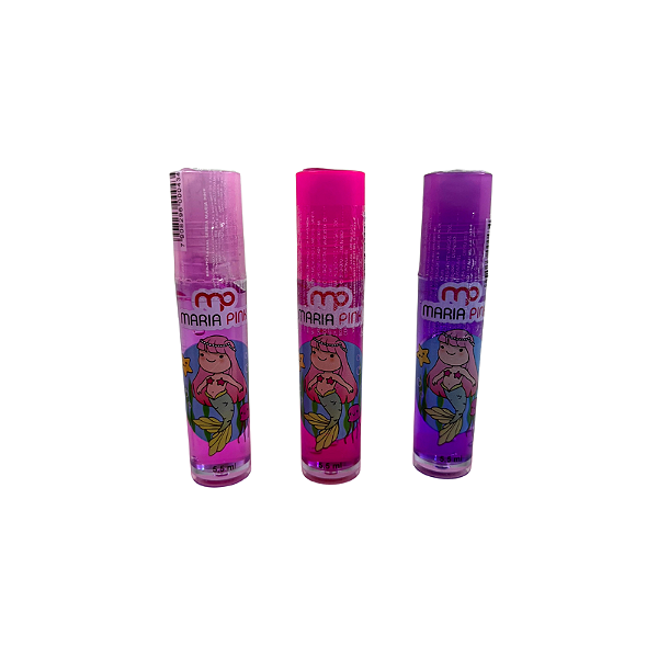 Brilho Labial Sereia - Maria Pink