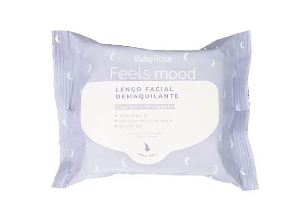 Lenço Demaquilante Fells Mood - Ruby Rose
