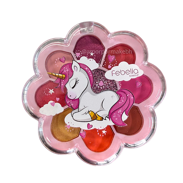Paleta de Sombras Teen Unicornio A - Febella