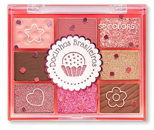 Paleta de Sombras Docinhos Brasileiros B - SP Colors