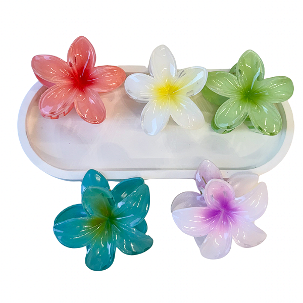 Presilha Flor Para Cabelo 8cm