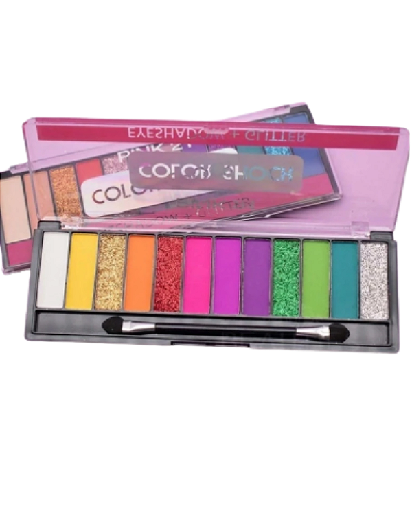 Paleta de Sombras Color Shock 02 - Pink 21
