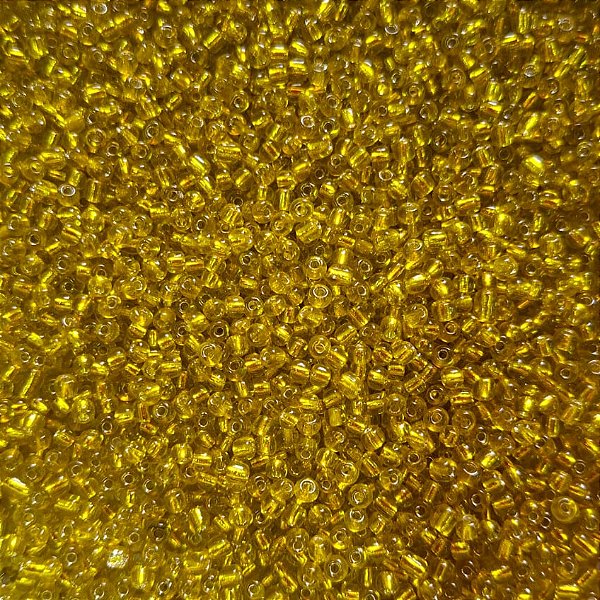 MIÇANGA CHINESA 6/0 TRANSPARENTE - PACOTE COM 50G
