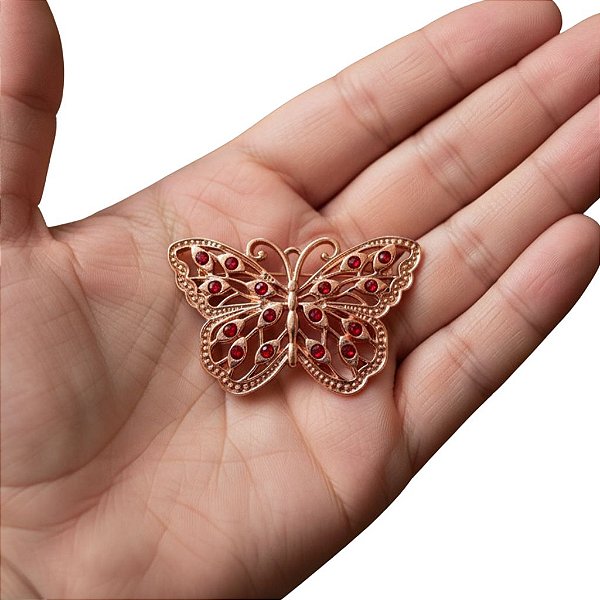 PINGENTE BORBOLETA STRASS