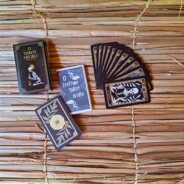 TAROT BARALHO O TAROT NEGRO 22 CARTAS
