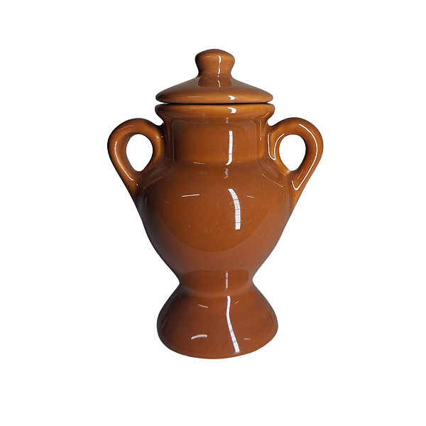 QUARTINHA DE LOUÇA 12CM TERRA COM ASAS