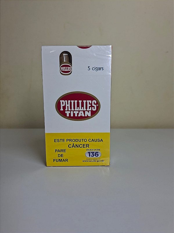 CHARUTO PHILLIES TITAN CAIXA COM 5UN TRADICIONAL