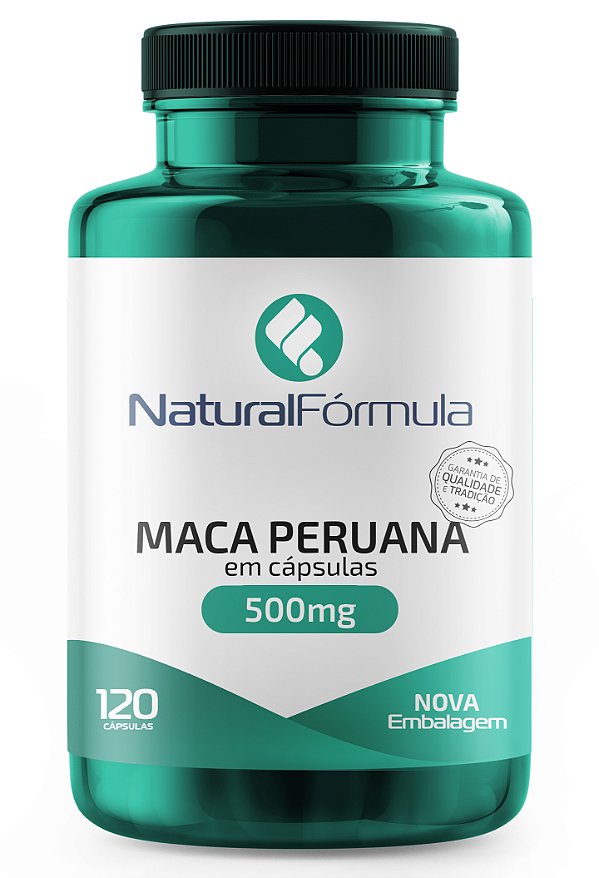 Maca Peruana 500mg Premium Exclusivo Cápsulas