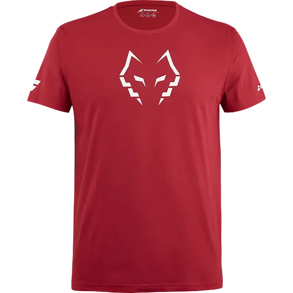 Camiseta Babolat Cotton Tee Vermelha Juan Lebrón – Masculina