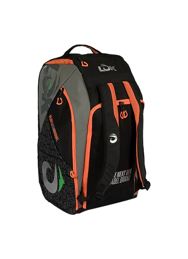 Raqueteira LOK Maxx Gen 2 - Preta e Laranja