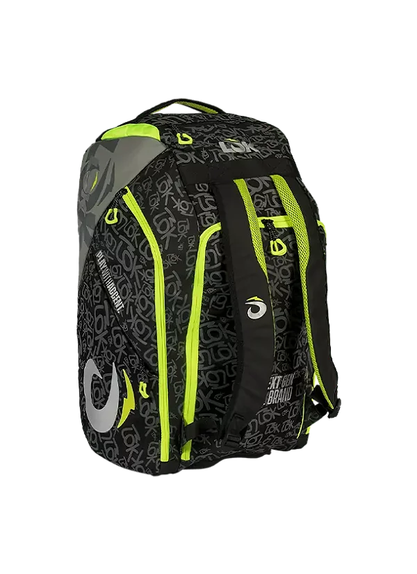 Raqueteira LOK Maxx Gen 2 - Preta e Verde