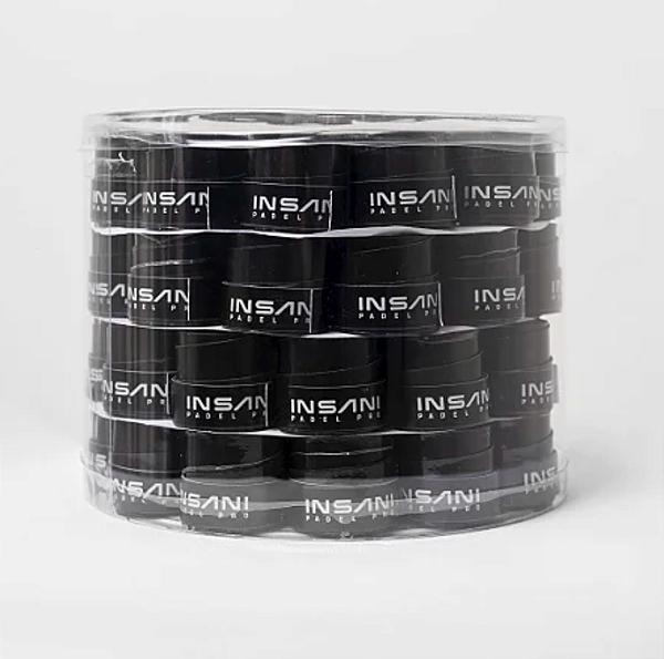 Pote 60 Overgrips Insani Preto