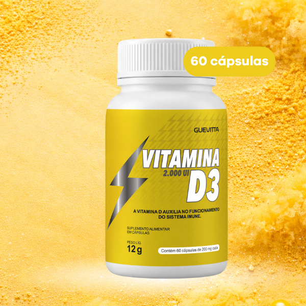 Vitamina D 2.000 UI - 60 cápsulas