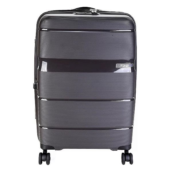 Mala Media Expansível American Tourister Linex TSA  Cinza