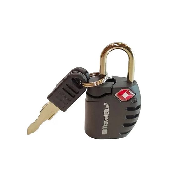 Cadeado para Mala TSA com Chave Travel Blue