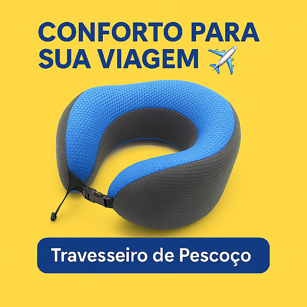 Travesseiro De Pescoço Para Viagem