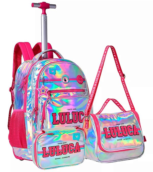 Mochila Escolar Luluca de Rodinhas