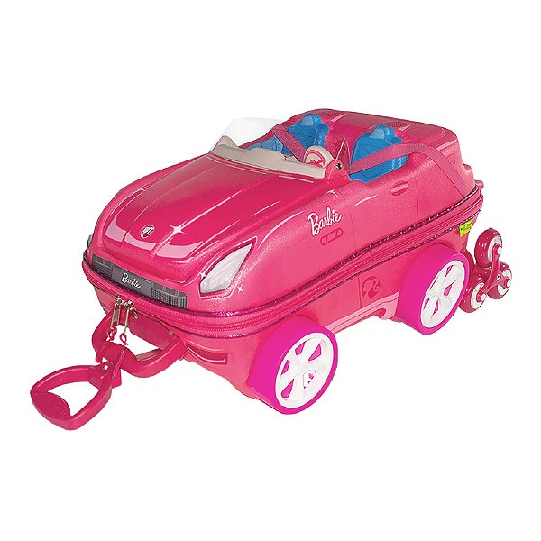 Mochila Escolar Carro da Barbie Conversível Maxtoy