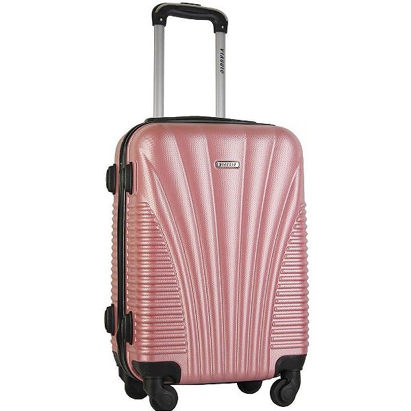 Mala de Viagem Pequena de Bordo ABS com Cadeado Viaggio Via-1904