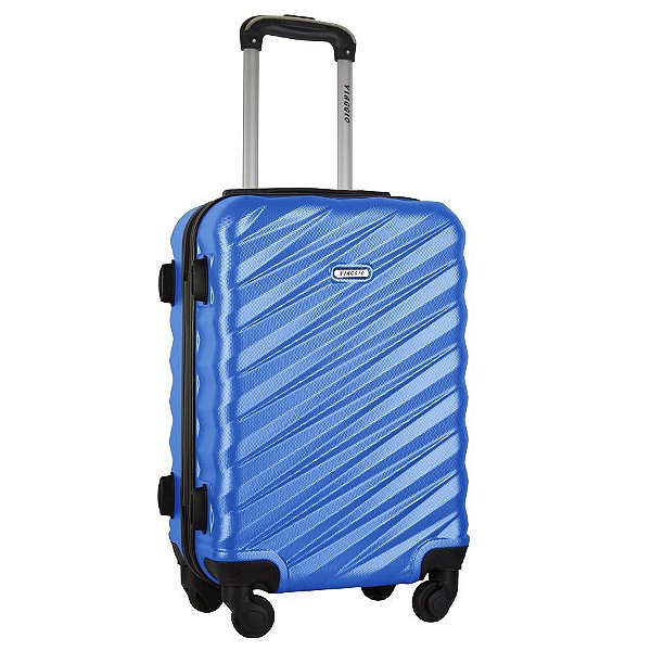 Mala de Viagem Pequena de Bordo em ABS com Cadeado Viaggio Via-1901