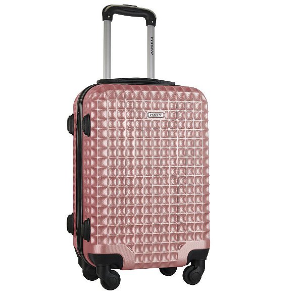 Mala de Viagem Pequena de Bordo em ABS com Cadeado Viaggio Via-1902