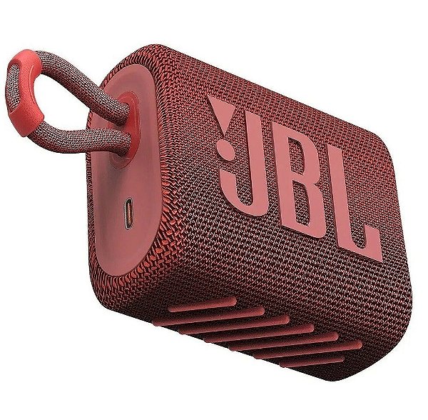 Caixa De Som Jbl Go 3 Portátil Bluetooth Vermelho