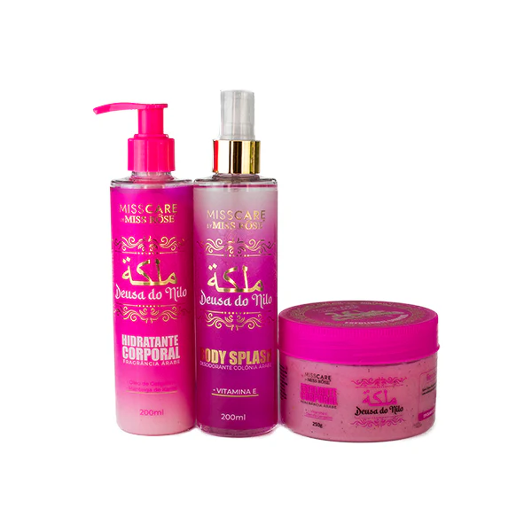 Trio Deusa do Nilo Cuidados com Pele Corpo