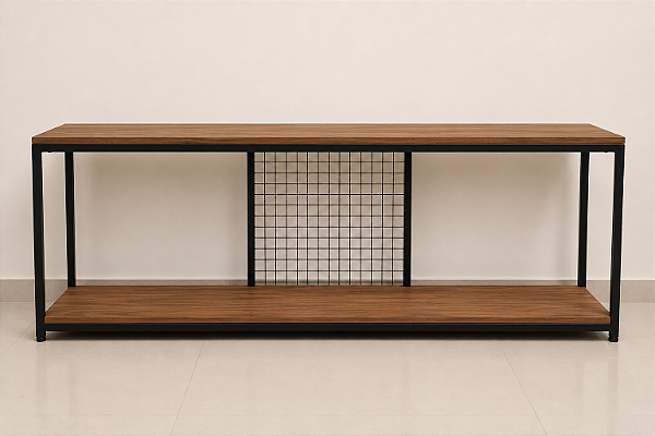 Rack Sala Aparador Tv Estilo Industrial