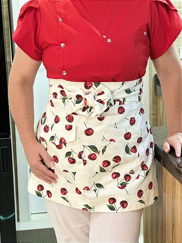 Avental Júlia Cereja Off