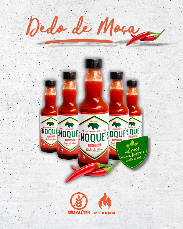 Molho de Pimenta Premium - Dedo de Moça