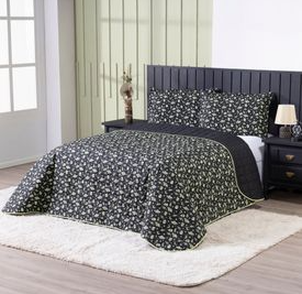 Cobre Leito Marte Queen Dupla Face Algodão 3 Peças