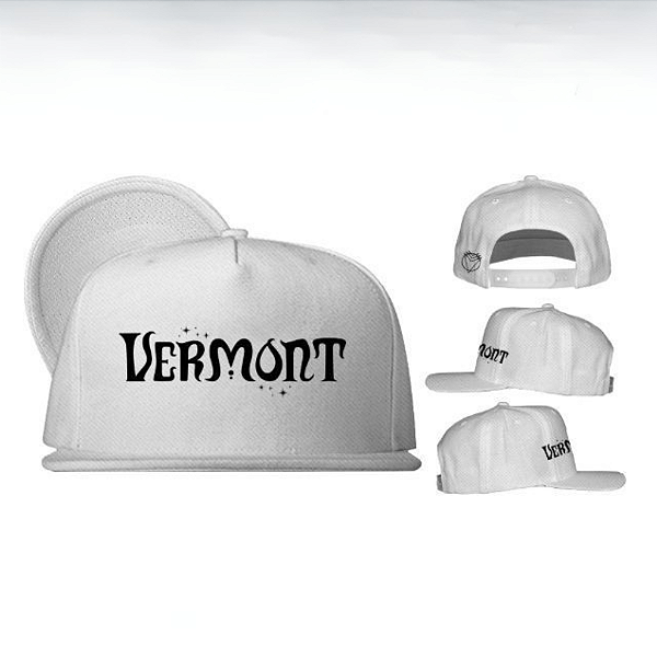 Boné aba reta Vermont - Branco