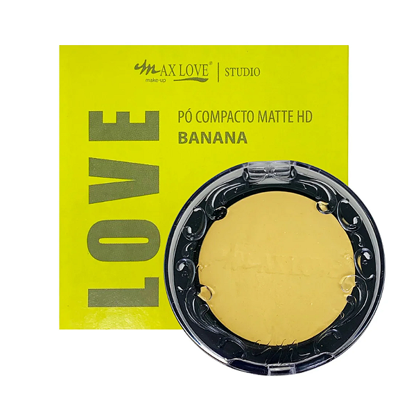 Pó Compacto Matte Hd Banana Max Love